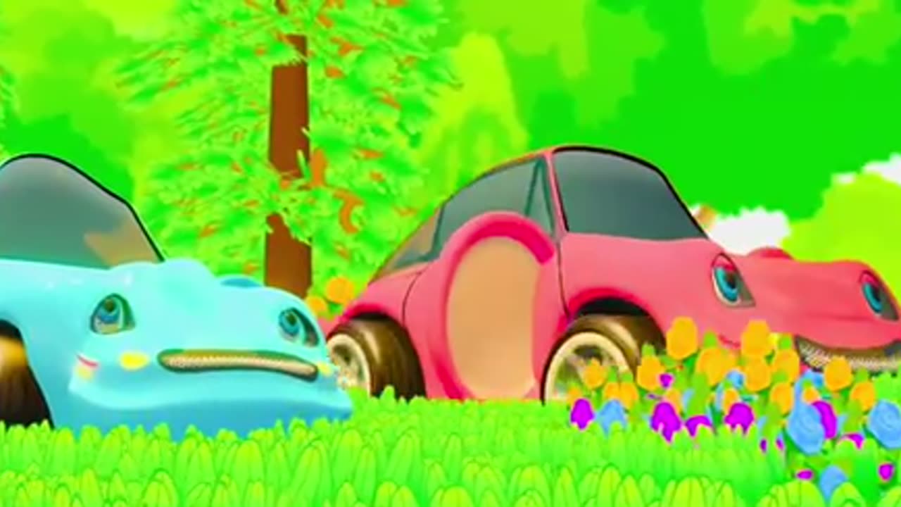 Wheels On The Bus + More Nursery Rhymes & Baby Songs Speedies Car Nursery & Kids Songs