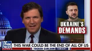 Tucker Calls Out Zelenskyy For Demanding More Billions