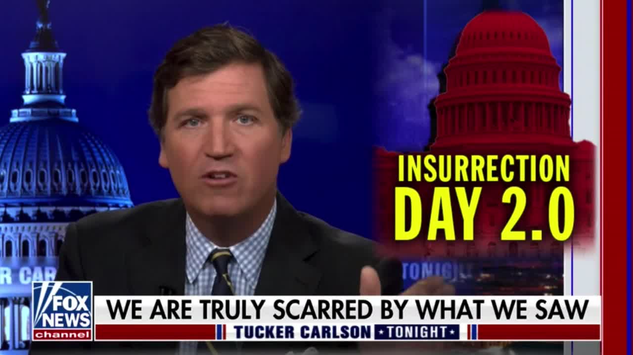 "Insurrection Day 2.0!" - Tucker Carlson ROASTS Stephen Colbert