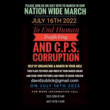 MARCH against HUMAN trafficking