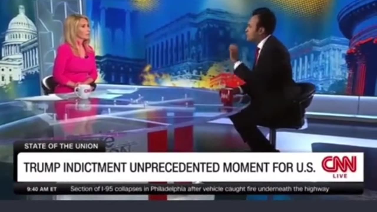 Vivek Ramaswamey called out a CNN reporter live