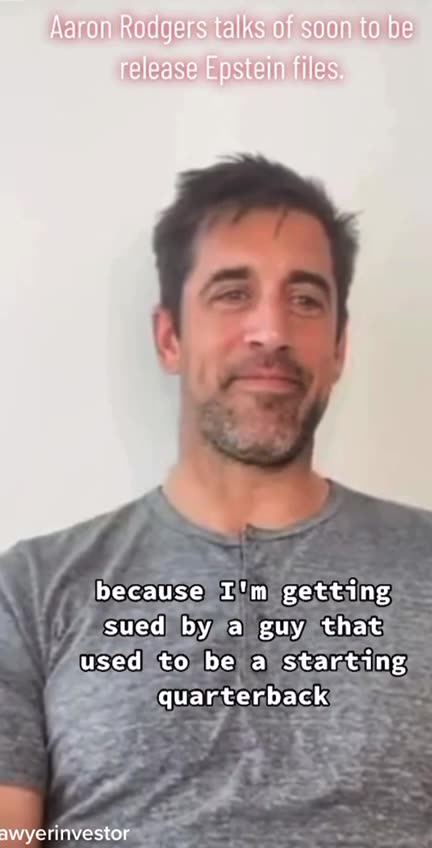 AARON RODGERS TALKS ABOUT EPSTEIN CLIENT LIST 💥💥💥