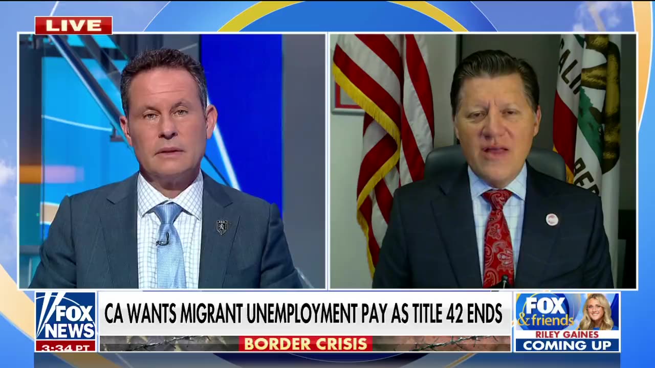 California seeks migrant unemployment benefits as Title 42 comes to an end.