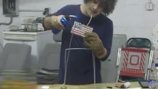 I was bald after the experiment
