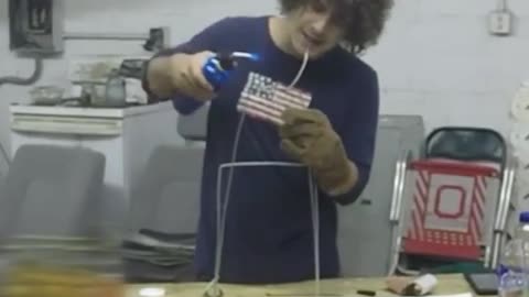 I was bald after the experiment