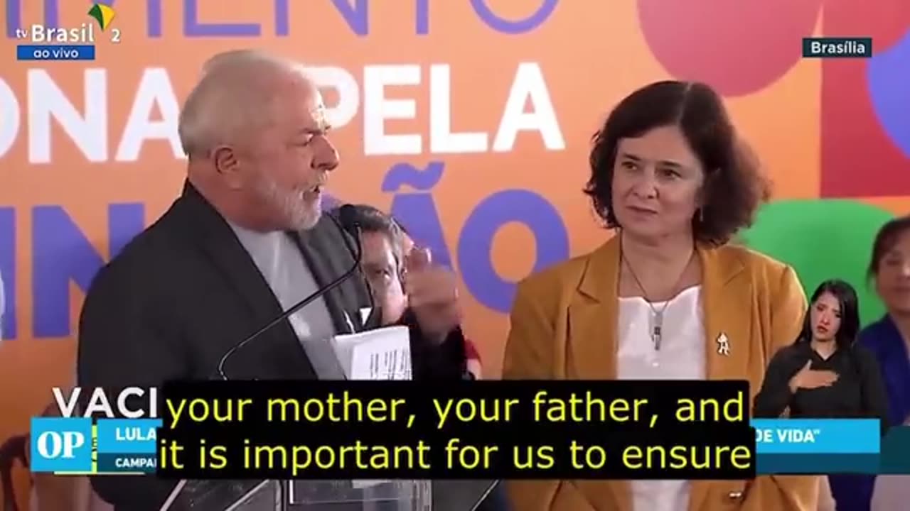 New Brazilian PM - Propagandist of the WHO - "get jabbed to live"