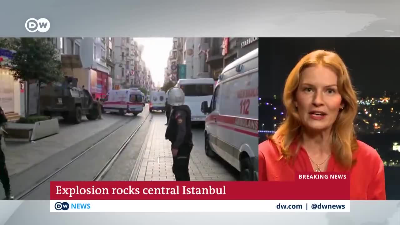 Bomb explosion rocks crowded street in central Istanbul