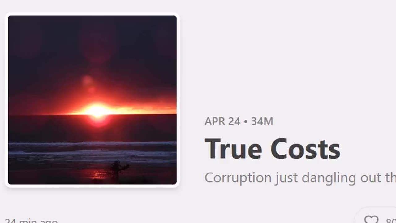 CLIF HIGH - TRUE COSTS