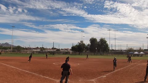 Sophie Kercsmar groundout v. Vendetta LaFlesch