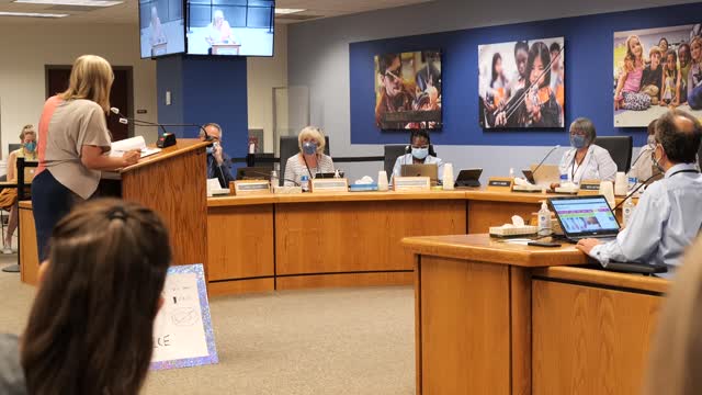 WCPSS Board Meeting 7/20/2021 #4