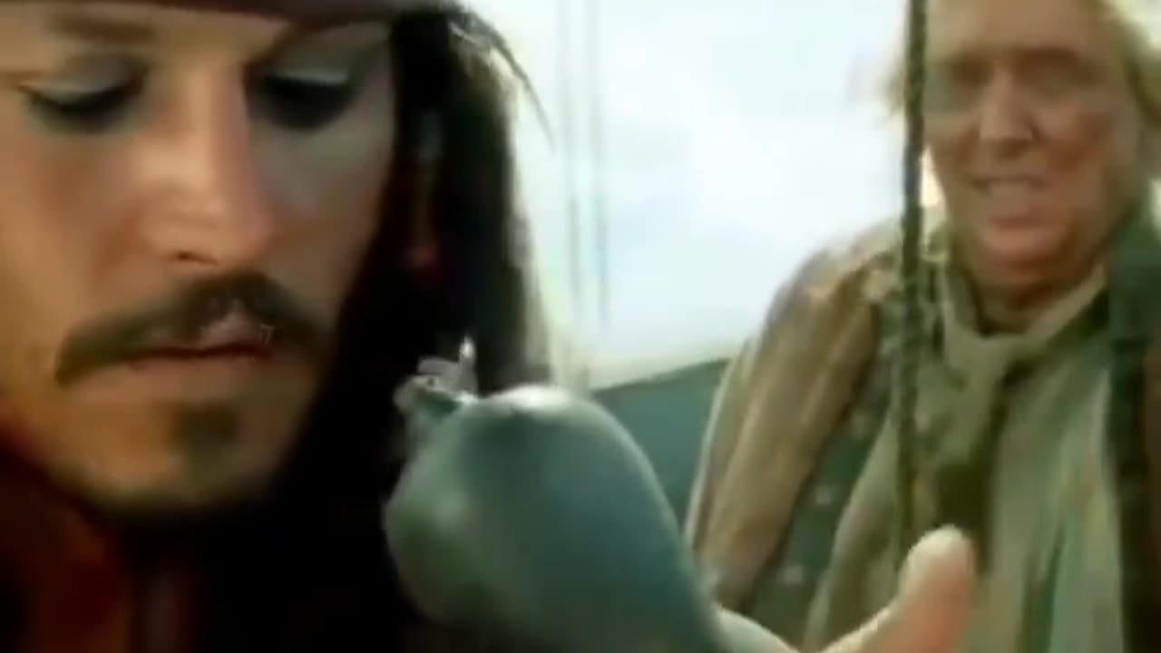 A unique glimpse of Johnny Depp and Jack Sparrow