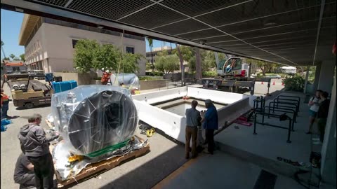 How Engineers Overcame the Challenge of Installing a Giant NASA Space Telescope Test Chamber