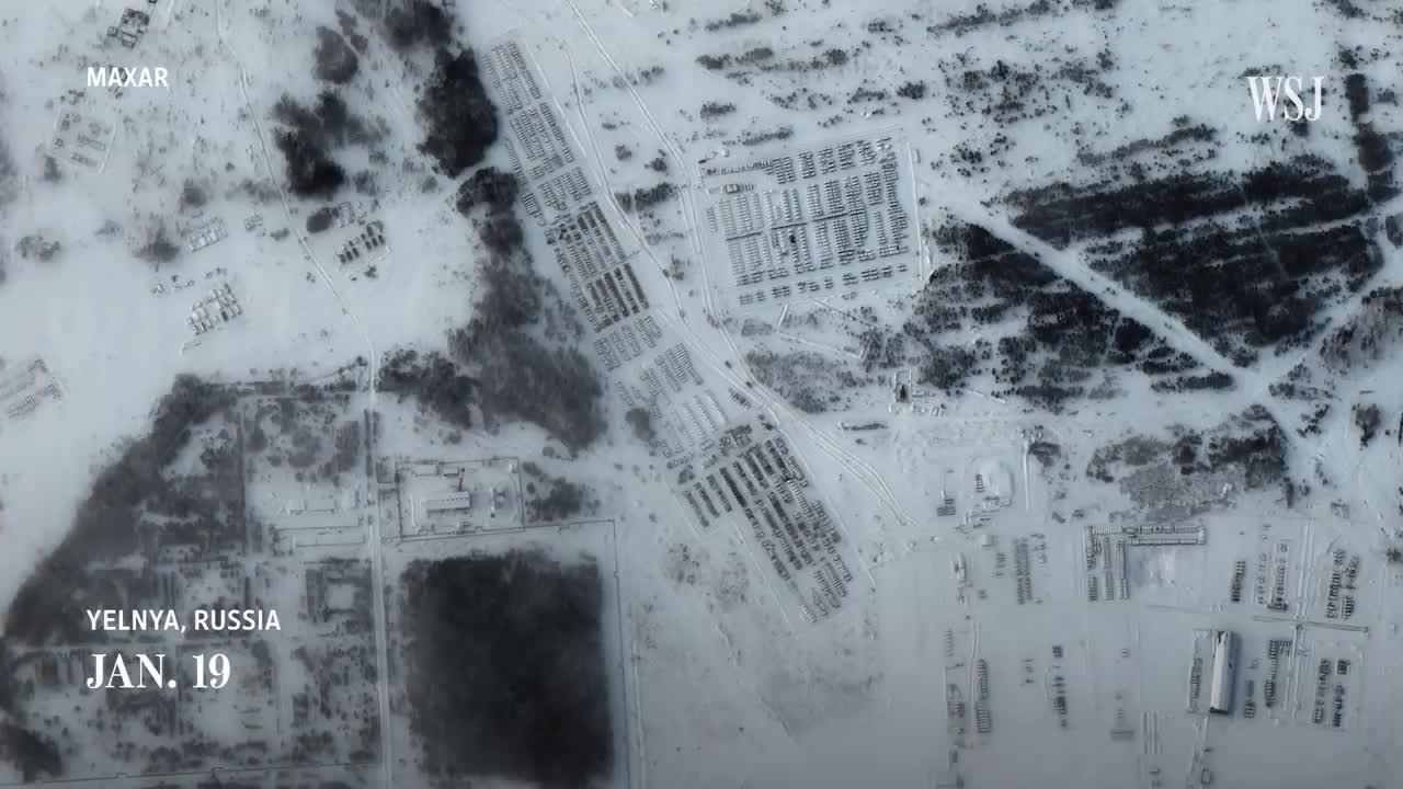 Russian on Brink of full invansion tiktok and satellite images show