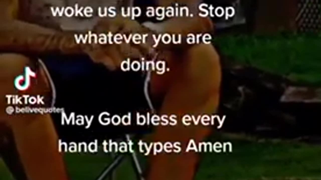Thanks God for his graceful