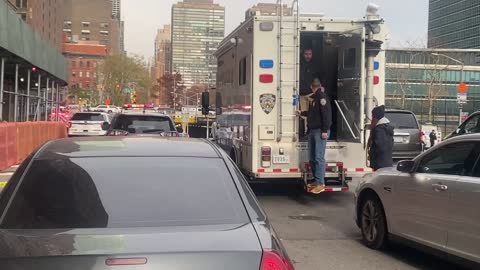 Armed man in Un