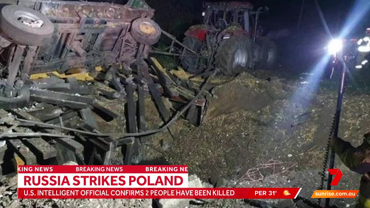 Russian missiles strike Poland in a concerning new development in the war in Ukraine | Sunrise