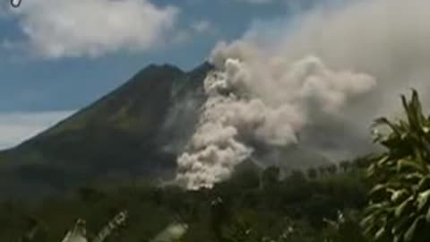 UFO Over Volcano