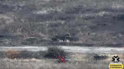 Drone Strike on Russians Walking Along the the Roadside