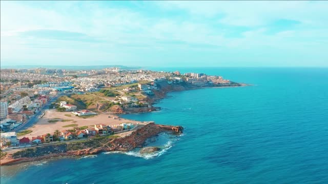 spanish coast line alicante a town in the community of valencia