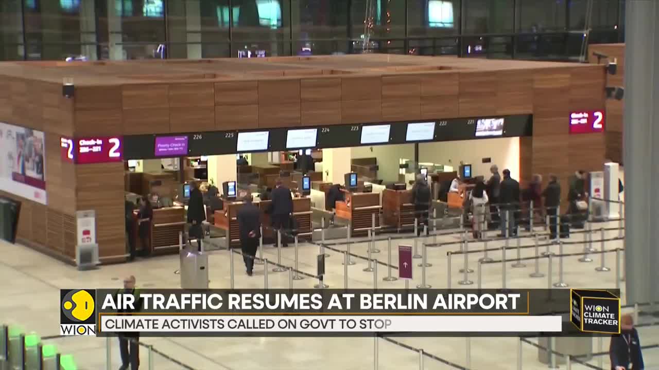 WION Climate Tracker: Climate activists target Berlin airport | World English News | WION