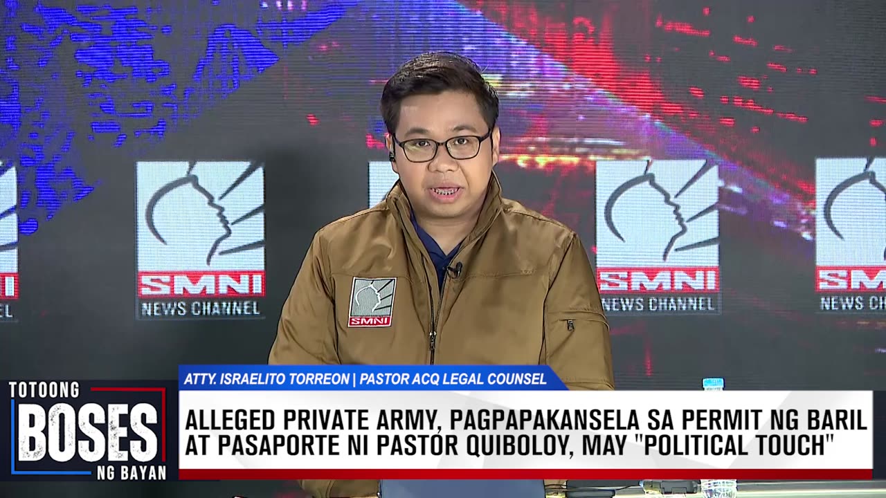 FULL INTERVIEW | Pagpapakansela sa permit ng baril at pasaporte ni Pastor ACQ, may “political touch"