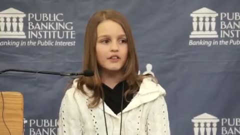 12-year old exposes the immorality of the global banking system