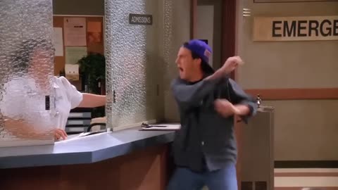 Ross Gets Hit in the Face by a Hockey Puck _ Friends