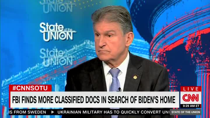 Sen. Manchin Says Biden's Handling Of Classified Material Is 'Irresponsible'