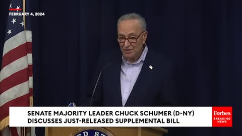 Schumer Promotes Just-Released Bipartisan Supplemental and Border Bill.