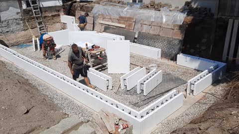 small Styrofoam addition timelapse