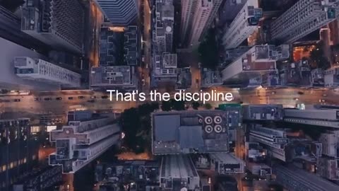 How to discipline yourselfr
