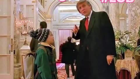 Home Alone 2 online unedited with President Trump Link below