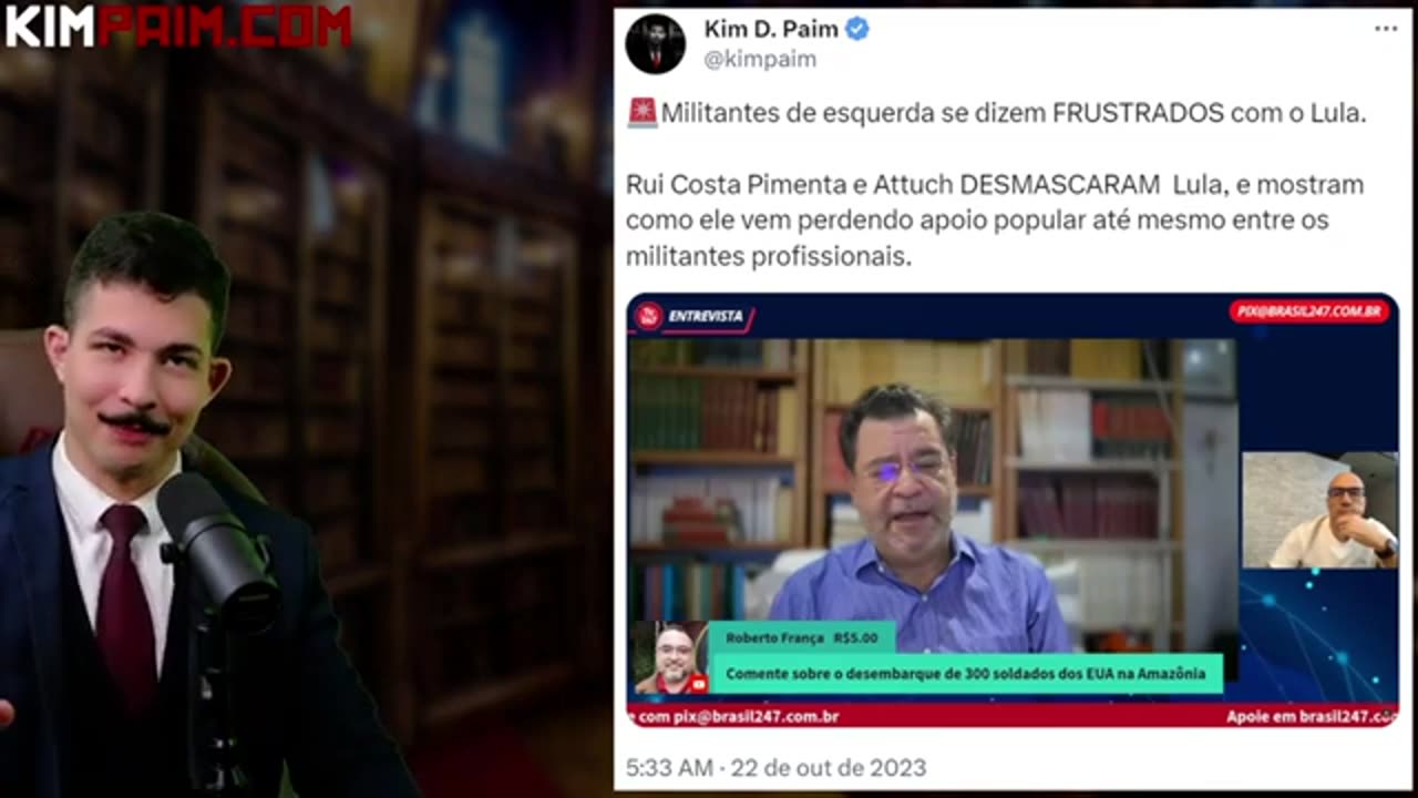 Lula DESMASCARADO Pela Base