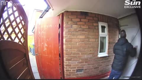 Neighbor Gets Instant Karma for Trying to Destroy Ring Doorbell