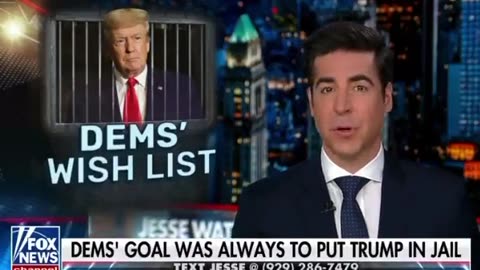 WATTERS WRECKS DEMS: Getting Trump 'Has Been a Fetsih of the Left Forever'