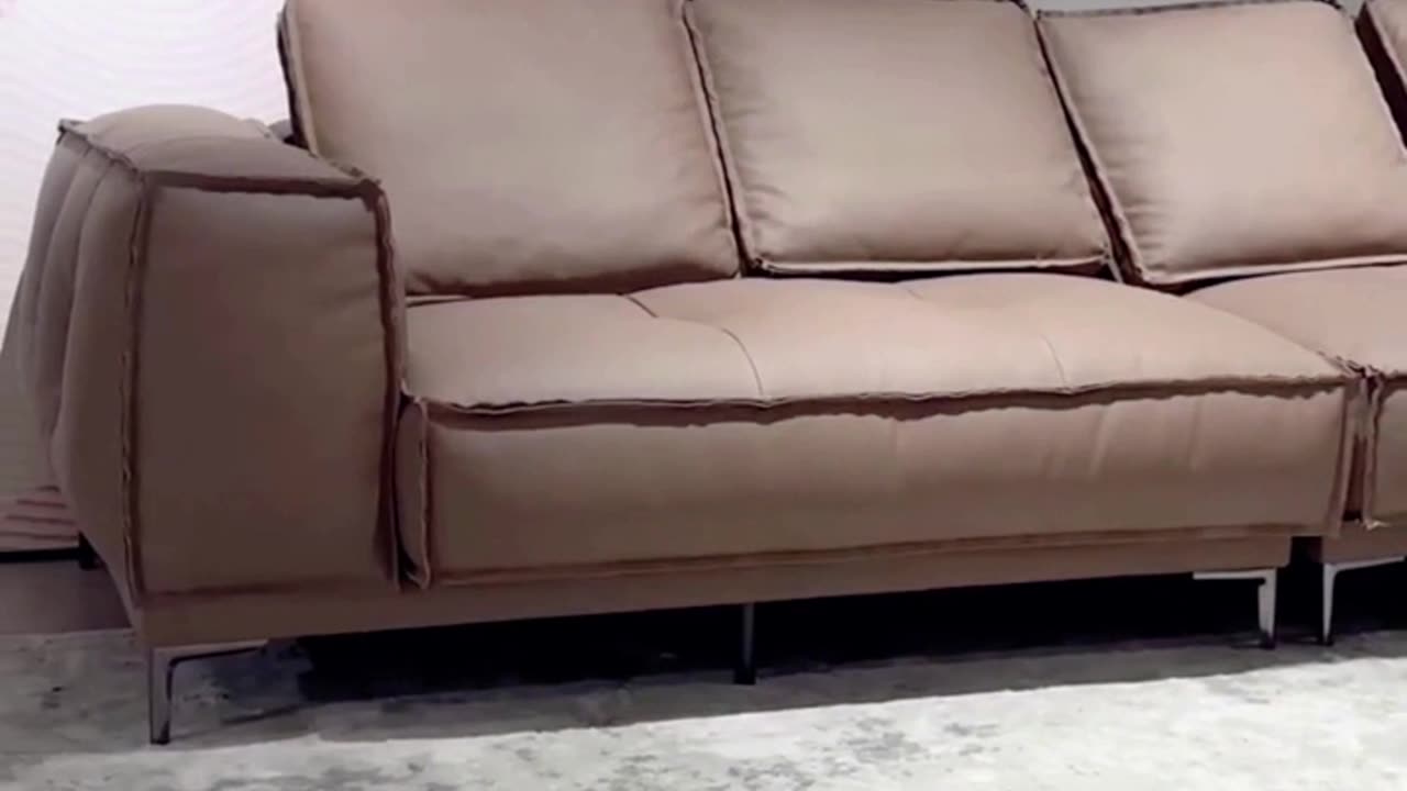 Discover the Ultimate Modern Minimalist Leather Sofa Upgrade!