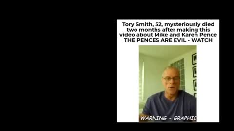 Tory Smith Exposes Mike Pence and then Mysteriously Dies??!!!