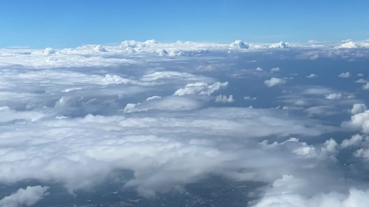 Time lapse of airplane takeoff