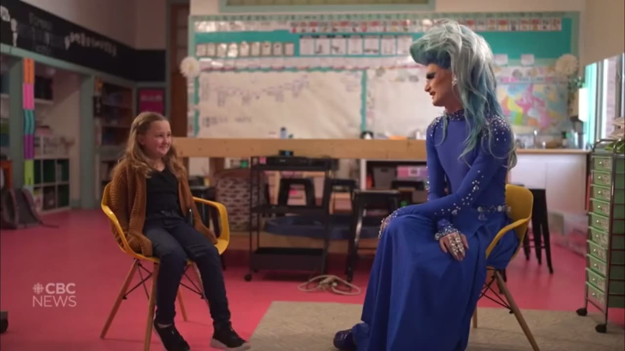 Taypayer funded Canadian TV put out this segment normalizing drag for kids