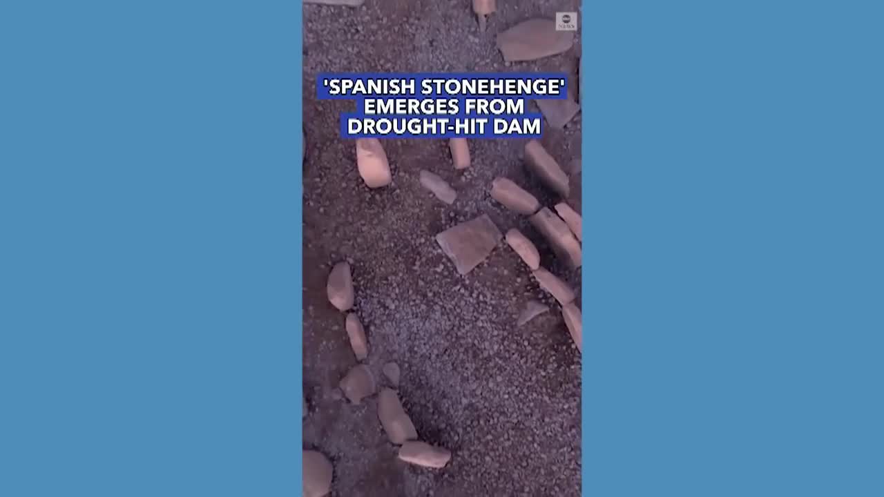 Spanish 'Stonehenge' emerges amid drought