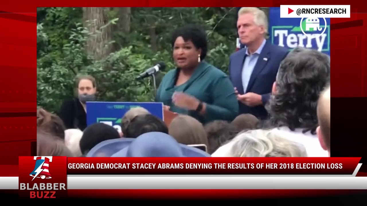 Georgia Democrat Stacey Abrams Denying The Results Of Her 2018 Election Loss