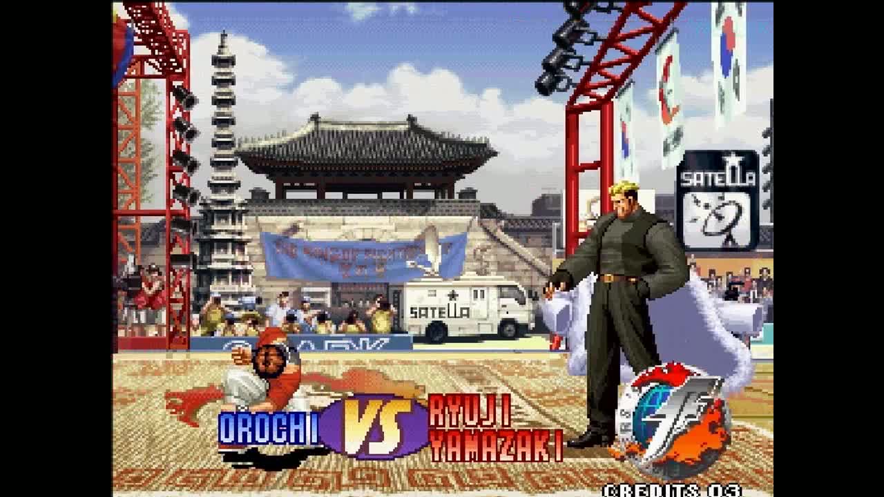 How to unlock Orochi in KOF 97 (Normal Game)