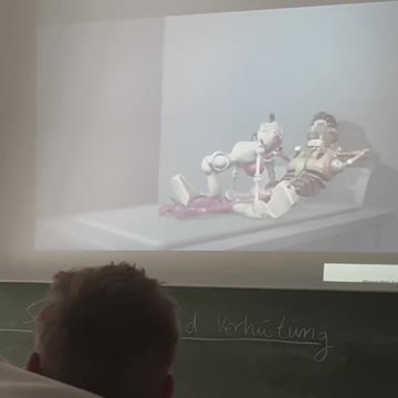 School - In Germany Showing Students Cartoon Porn