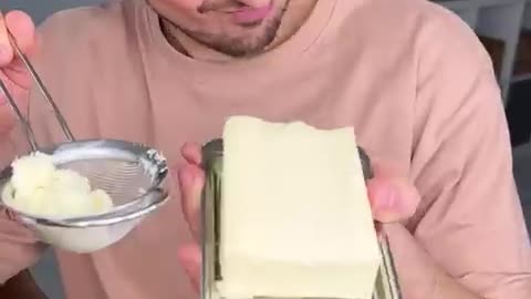 Do you like this type of BUTTER❤️ Butter hack CHEFKOUDY