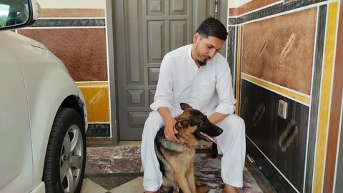 German Shepherd |Meet Mike at Weekend| Dr. Bilal Speaksr