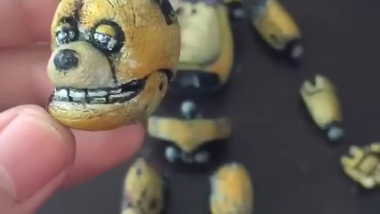 Assembling 3D printed Spring Bonnie Fnaf Movie Figure