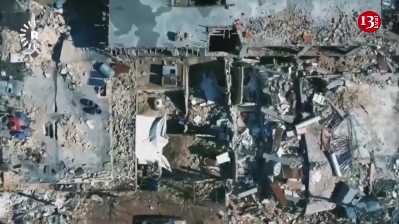 Drone footage shows quake damage in Syria