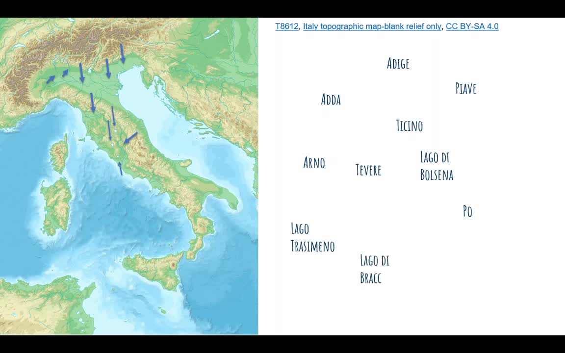 fiumi e laghi italiani