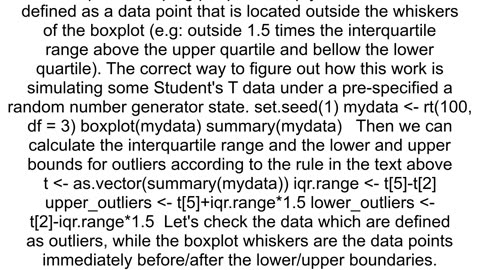 Boxplot R calculating outliers