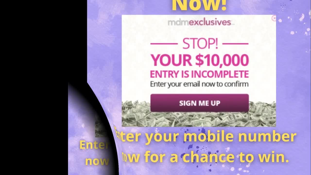 Grab Your $10,000 Now! Enter your mobile number now for a chance to win.
